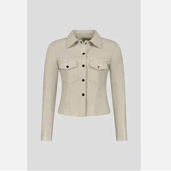 New Free People Dan Cassab Bella Leather Jacket Size XS MSRP: $850